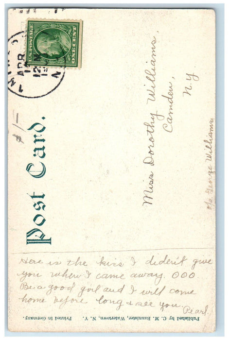 c1905 Water Willows Indian River Antwerp New York NY Unposted Postcard
