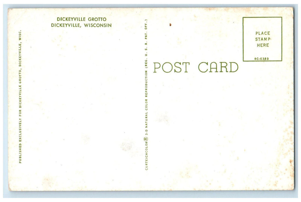 c1960's Dickeyville Grotto, Dickeyville Wisconsin WI Vintage Postcard