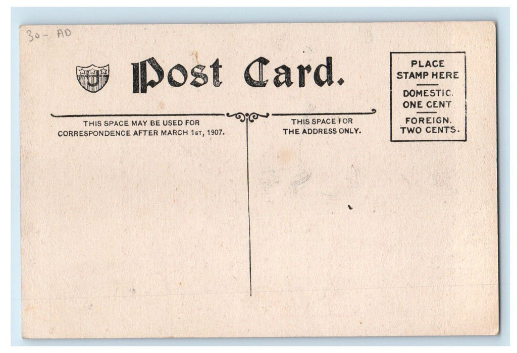 Bear Brand Hosiery Socks On Box Advertising Knitting Co. Chicago IL Postcard