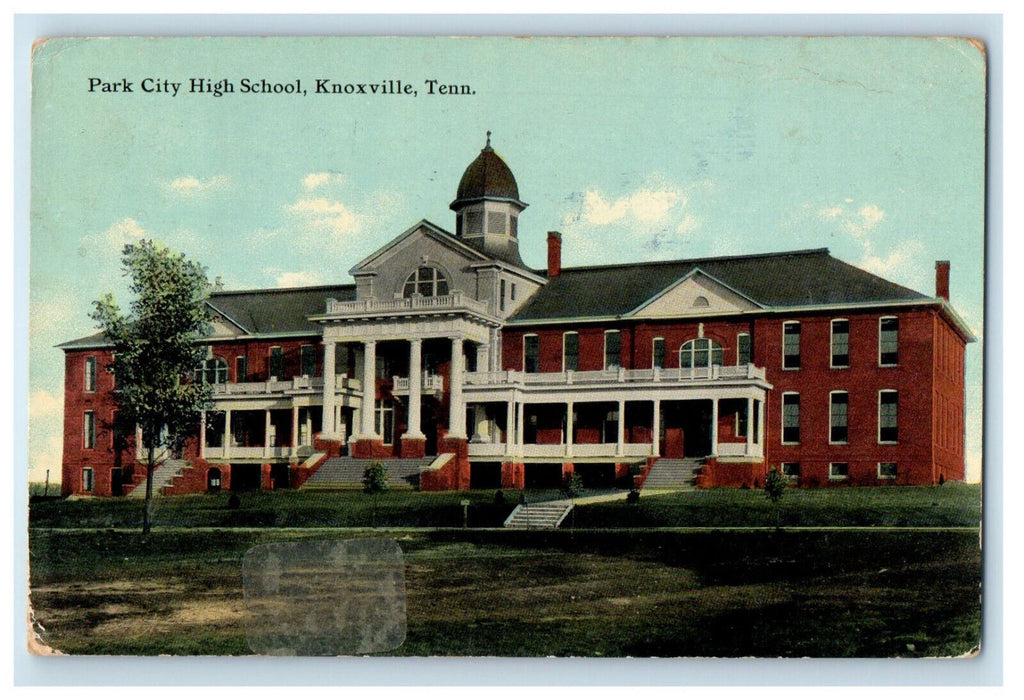 1912 Park City High School Knoxville Tennessee TN Posted Antique Postcard