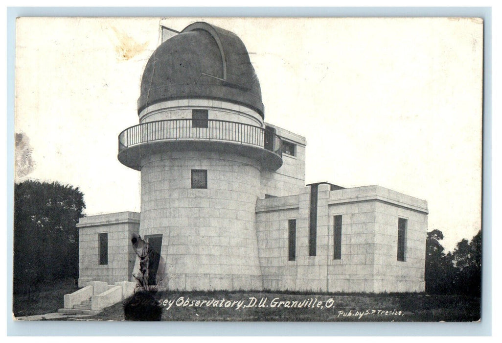 1911 Swasey Observatory D.U. Granville Ohio OH Posted Antique Postcard