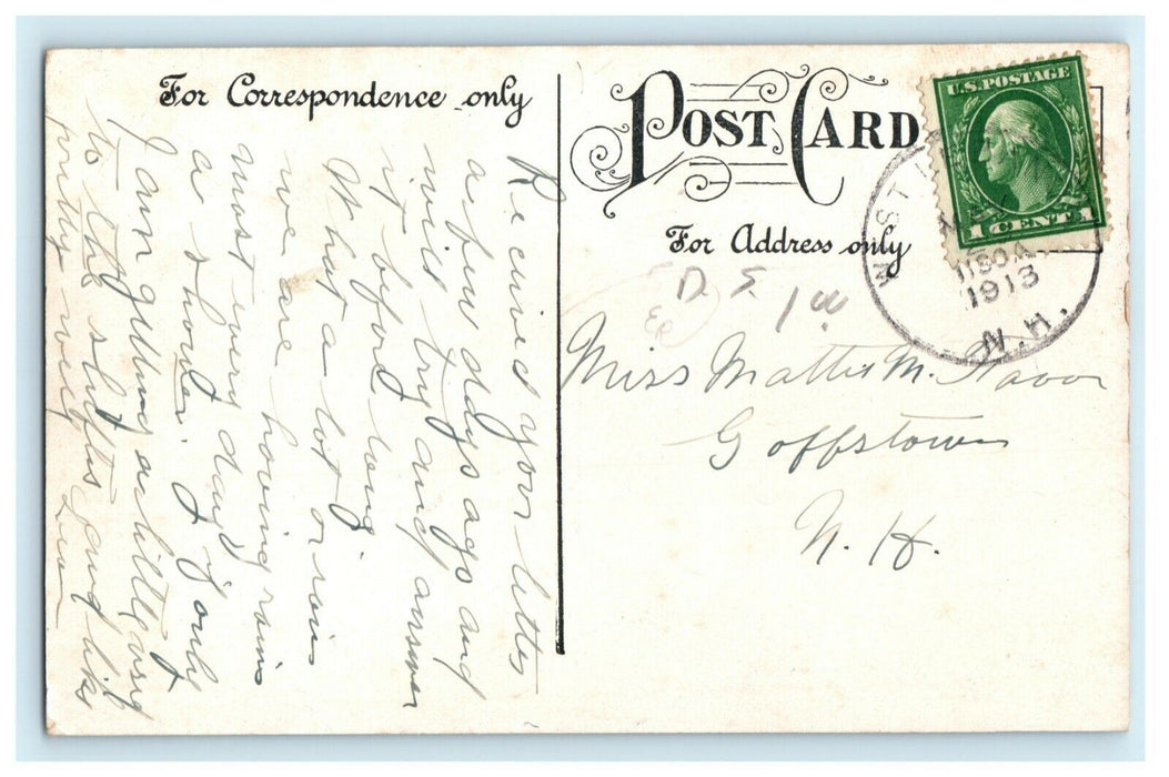 1913 Sullivan Machine Shops Claremont New Hampshire NH  Postcard