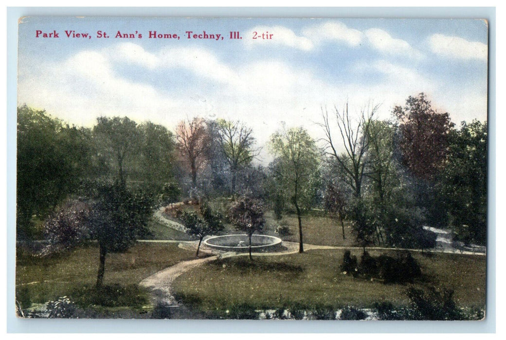 c1910 Park View St. Anns Home Techny Illinois IL Unposted Antique Postcard