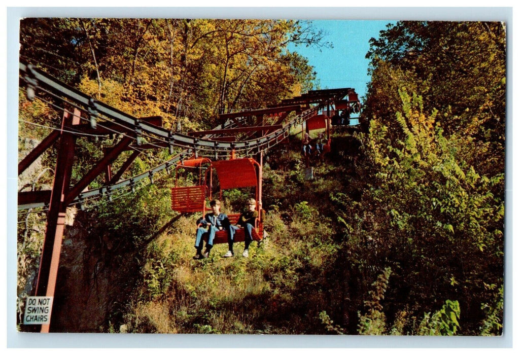 c1950's Chestnut Mountain Lodge Galena Illinois IL Unposted Vintage Postcard