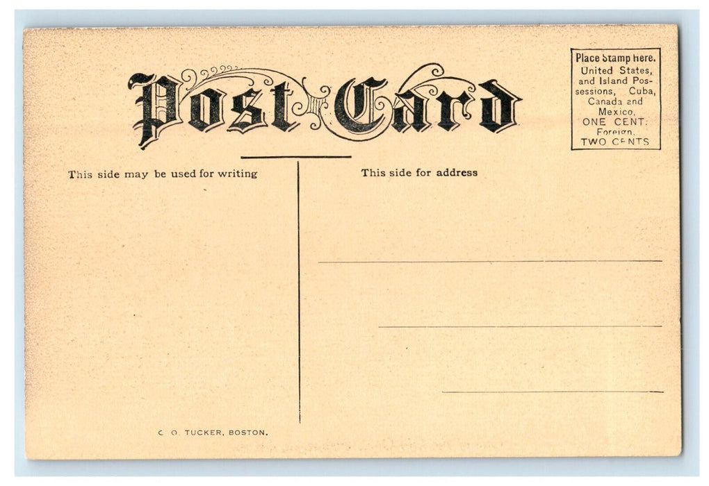 c1920 One of the Old Ones, Pepperell Massachusetts MA Postcard