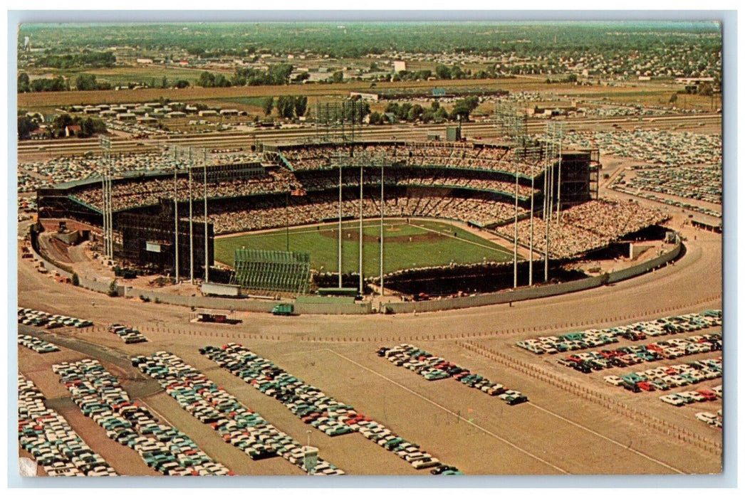 1964 Metropolitan Stadium Home of Minnesota Twins Vikings MN Postcard