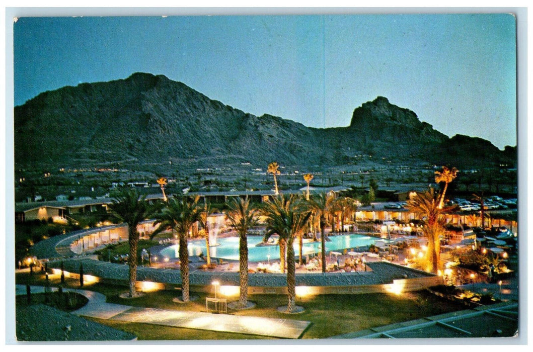 c1950's Swimming Pool at Mountain Shadows Hotel Scottsdale Arizona AZ Postcard