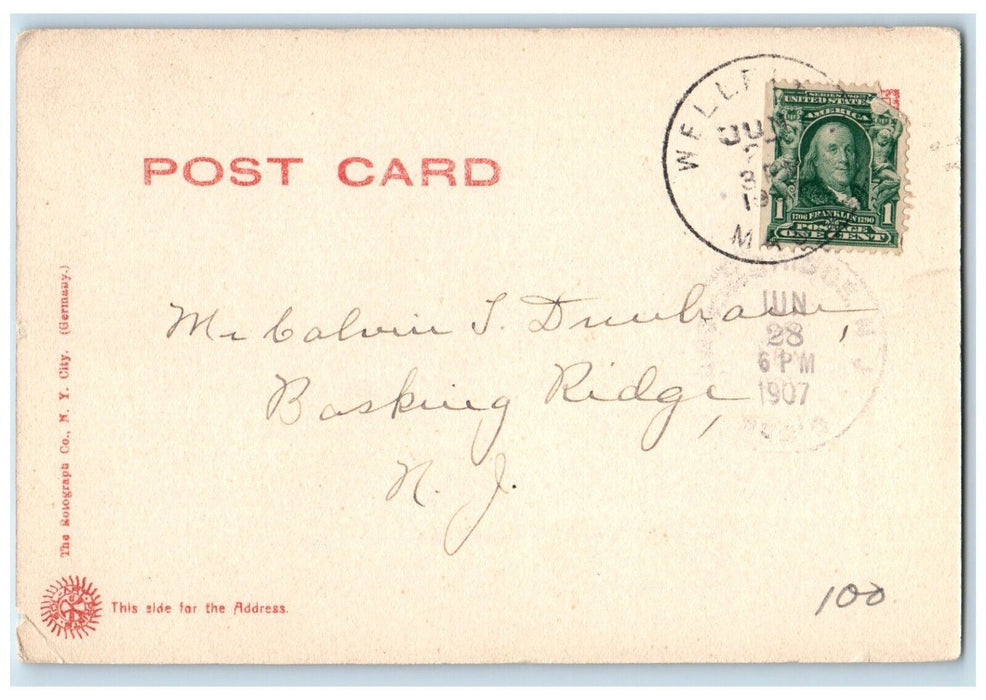 1907 The Cliffs Highland North Truro Massachusetts MA Rotograph Antique Postcard