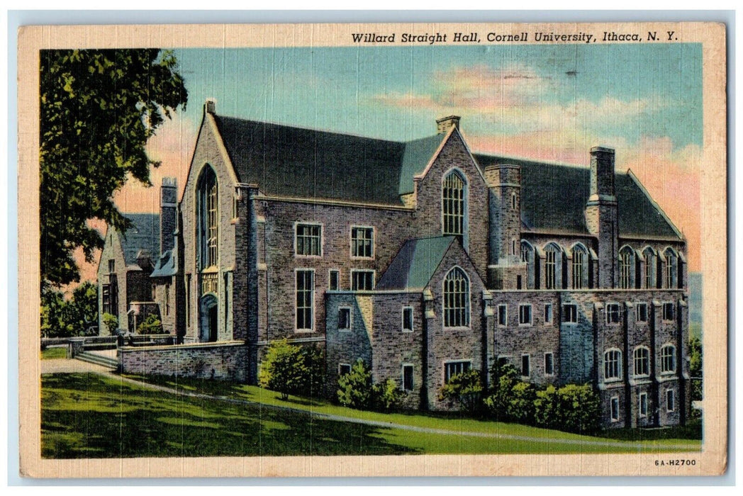 1953 Willard Straight Hall Cornell University Ithaca New York NY Posted Postcard