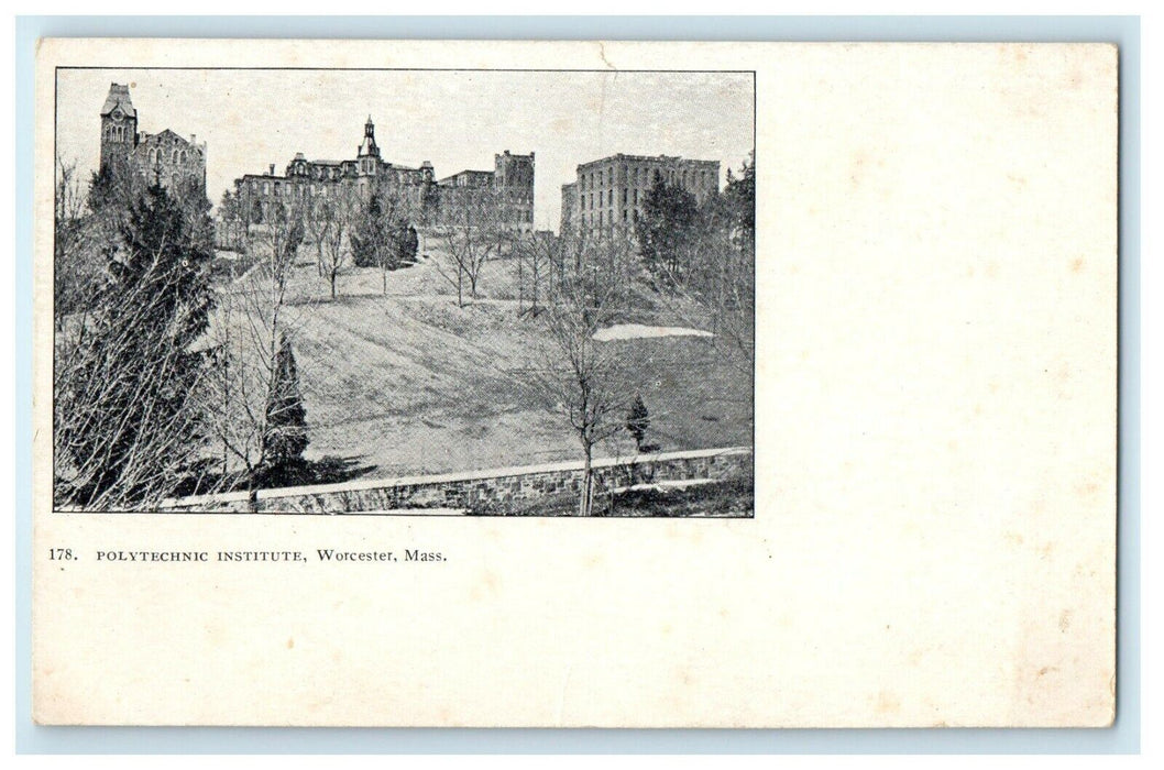 1904 Polytechnic Institute, Worcester, Massachusetts MA Antique Postcard