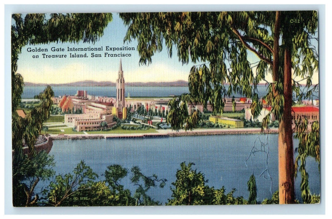 Golden Gate International Exposition Treasure Island San Francisco CA Postcard