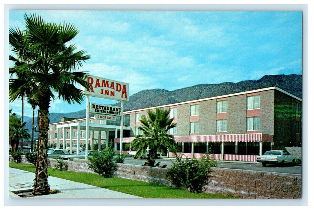 The Ramada Inn Restaurant Cocktails Palm Springs California CA Unposted Postcard