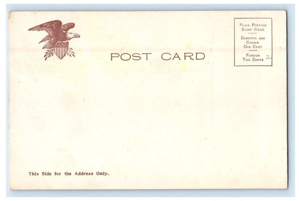 c1905 Underground Loop Station Depot Railroad Train At City Hall NY Postcard