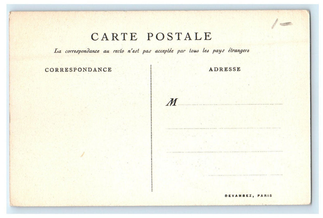 c1920s Restaurants Italiens Franco - Americains Poccardi Paris France Postcard