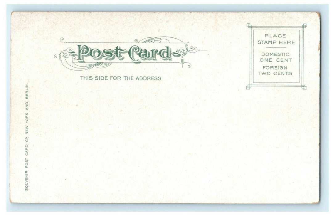 c1905 Appleton Chapel Harvard College Cambridge Massachusetts Glitter Postcard
