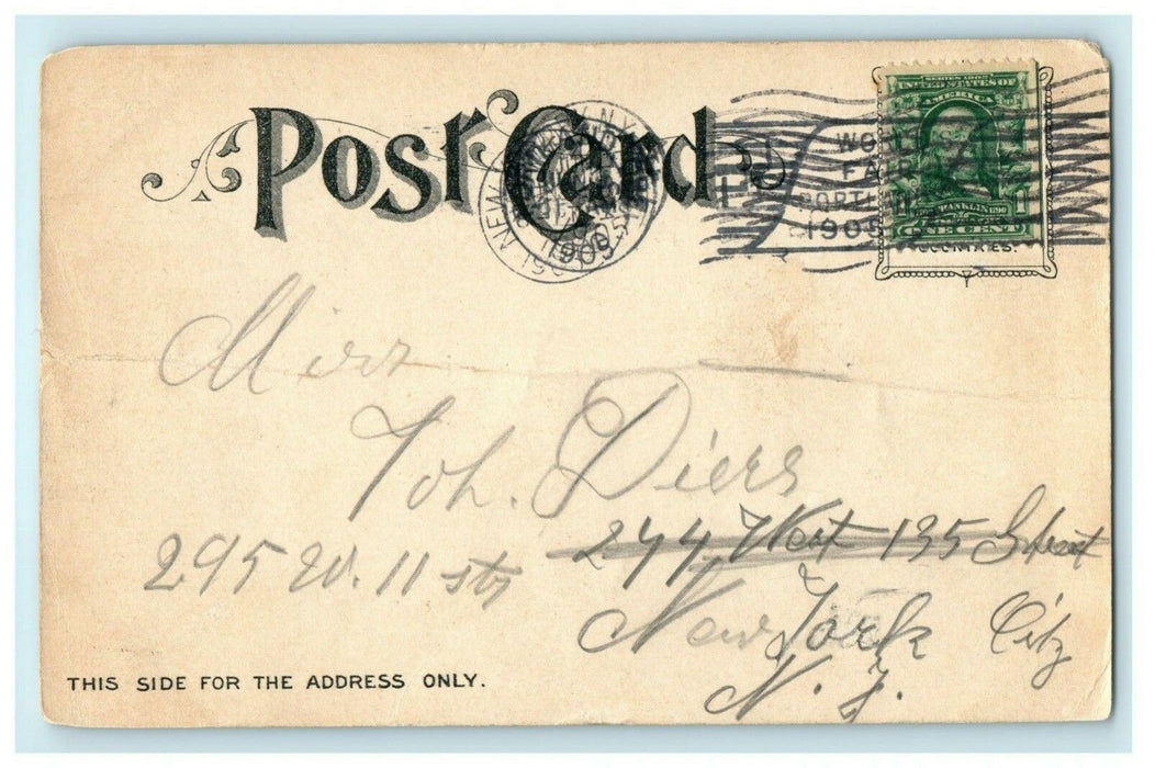 Official Card - Forestry Building 1905 Portland World's Fair Postmark Postcard