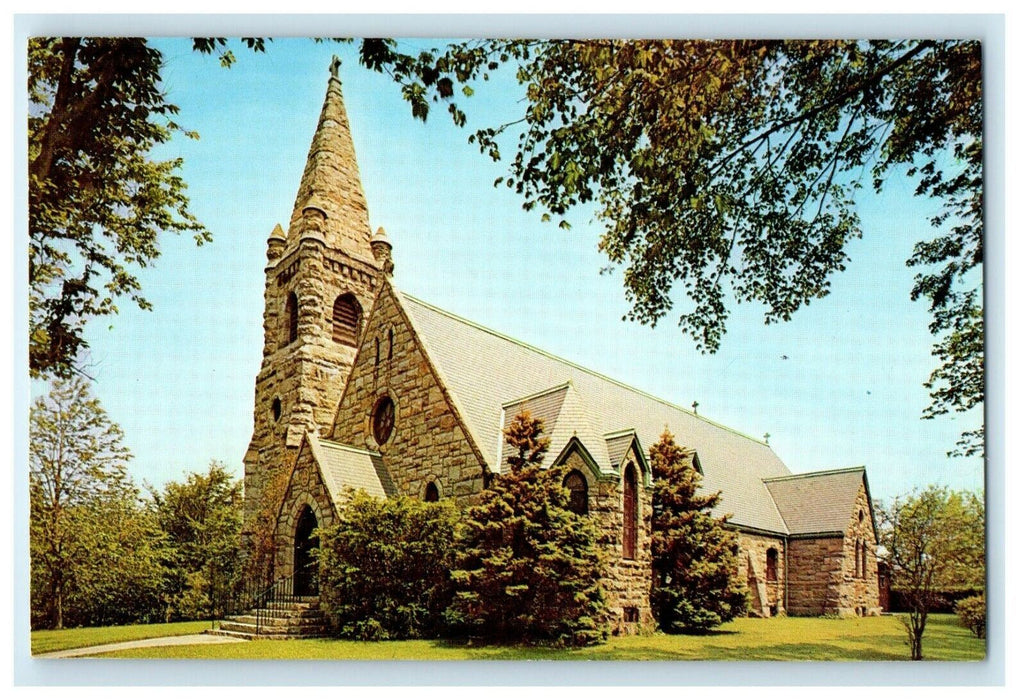 1950 Church of the Messiah, Woods Hole, Massachusetts MA Antique Postcard