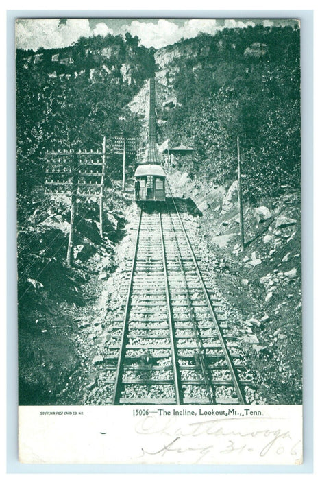 1906 The Incline Lookout Mt. Tennessee TN Chattanooga Postcard