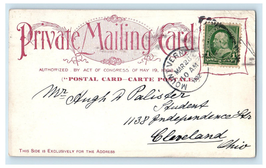 1902 Union Square New York NY, Mount Vernon, NY Antique Posted PMC Postcard