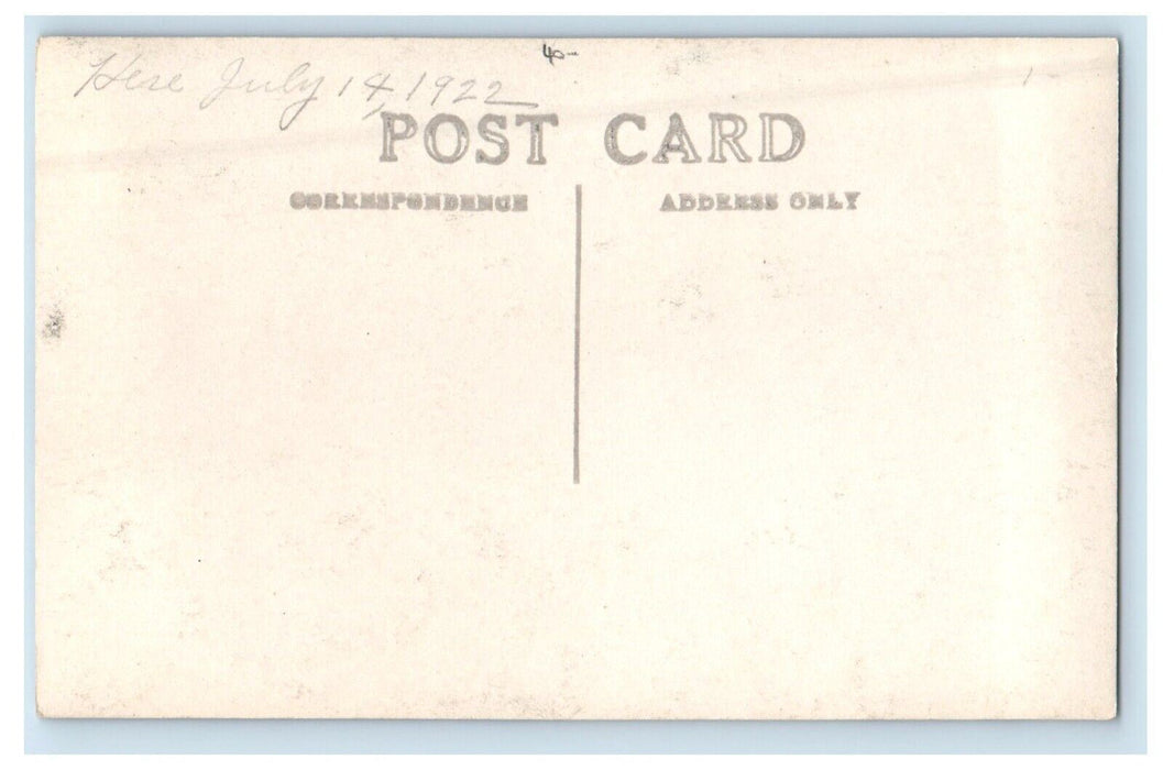 1922 Parke Country Court House Rockville Indiana IN RPPC Photo Vintage Postcard