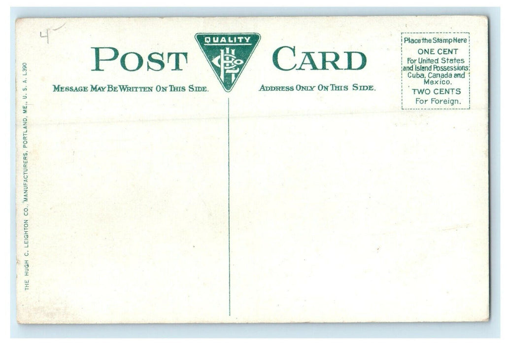 1911 St Peter's Catholic Church, Worcester, Massachusetts MA Antique Postcard