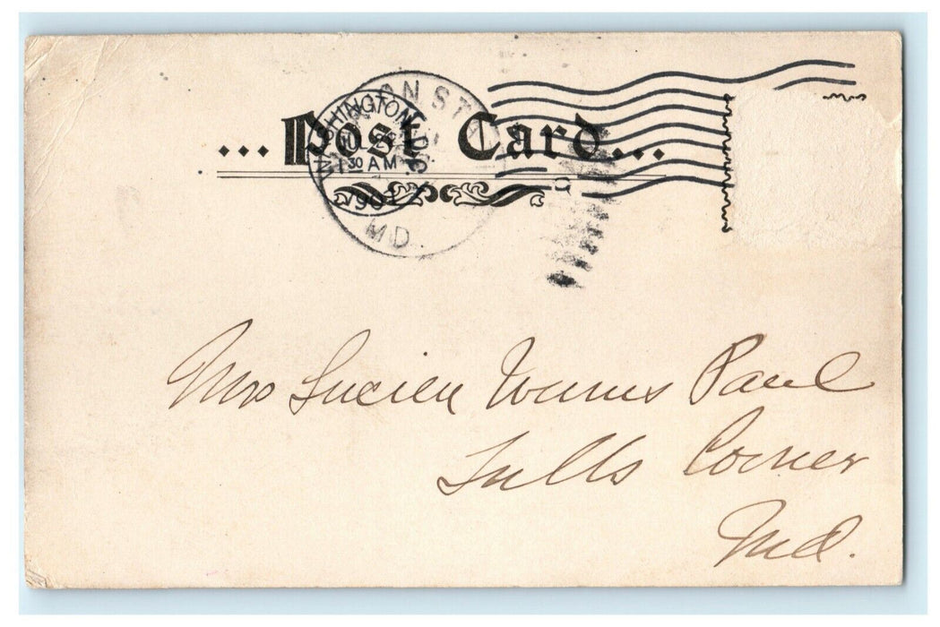 1907 New Terminal Railroad Station Washington DC District of Columbia Postcard