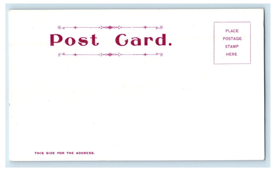c1905 Union Station Depot Railroad Train Gardner Massachusetts MA Postcard