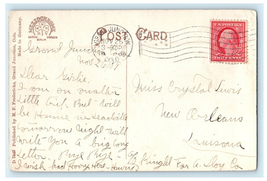 1907 Grand Junction Electric Gas & Manufacturing Co. Colorado Co. Postcard