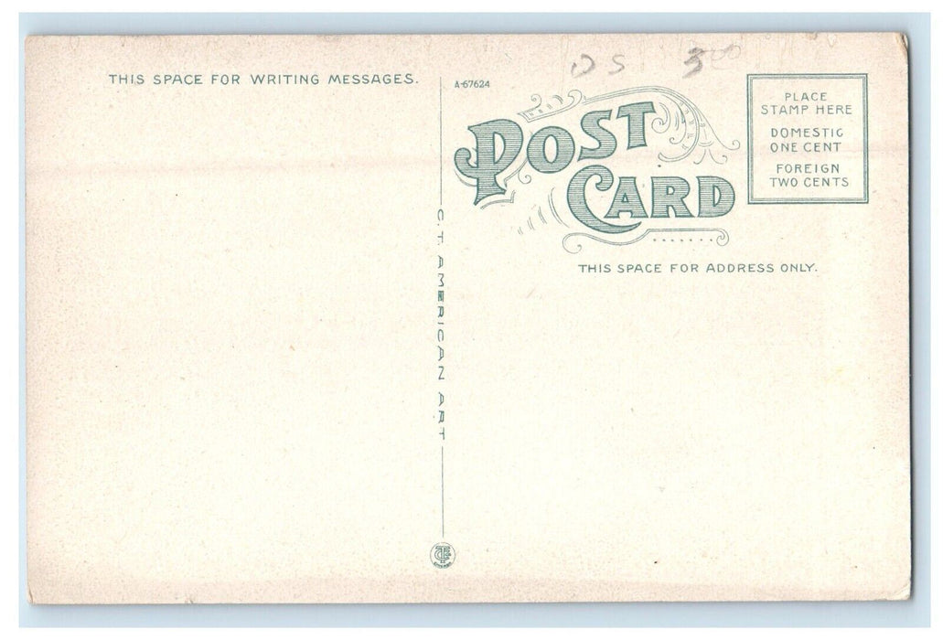 N. Y. C. & D. L. & W. Railroad Depot Station Cars Oswego New York NY Postcard