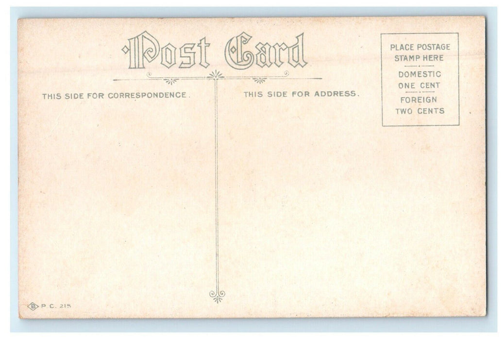 c1910's Greetings My Book Your Book Ink Friendship Message Antique Postcard