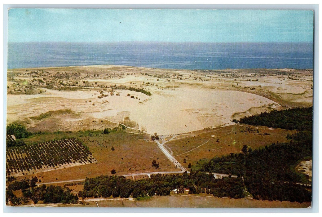 c1960's Sleeping Bear Sand Dunes Glen Haven Michigan MI Unposted Postcard