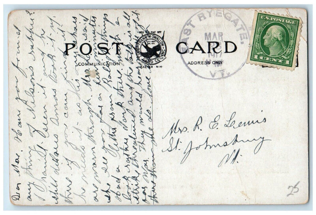 1917 Tip Top House Horse Buggy Mt. Moosilaukee NH, East Ryegate VT Postcard