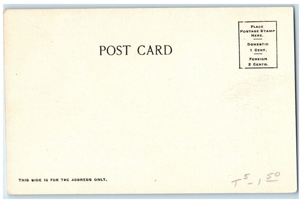 Greetings From San Antonio Texas TX, Tower Multiview Unposted Antique Postcard
