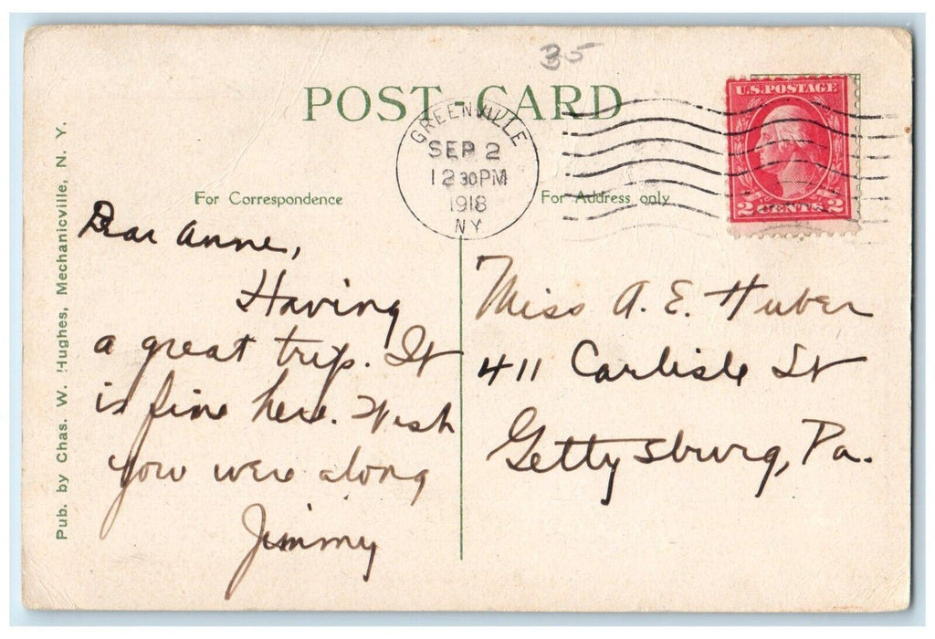 1918 Squirrel Inn Haines Falls Catskill Mountains Greenville New York Postcard
