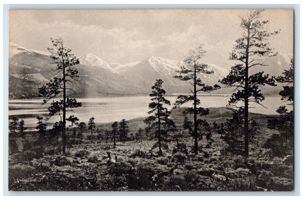 c1926 Twin Lakes Pikes Peak Ocean Highway Leadville Colorado CO Posted Postcard