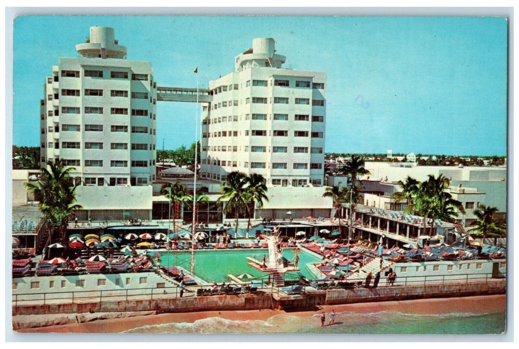 1969 Completely New Shery Frontenac Hotel Miami Beach Florida FL Postcard