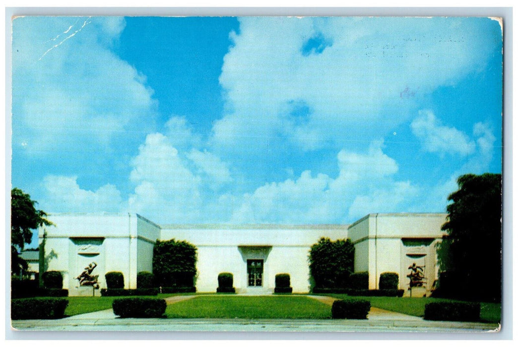 c1950's Norton Gallery School of Art Pioneer Park West Palm Beach FL Postcard