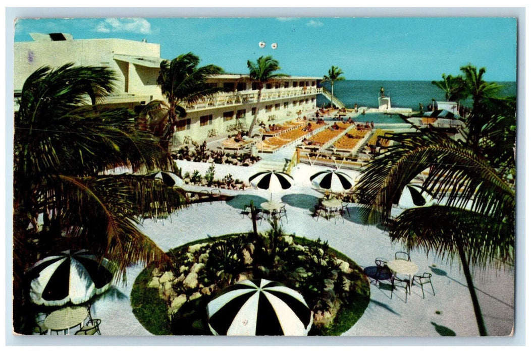 1964 Golden Nugget On Ocean at 186th Street Miami Beach Florida FL Postcard