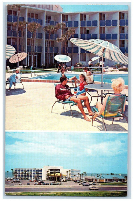 1974 Quality Motel North Beach Ormond Beach Florida FL Multiview Postcard