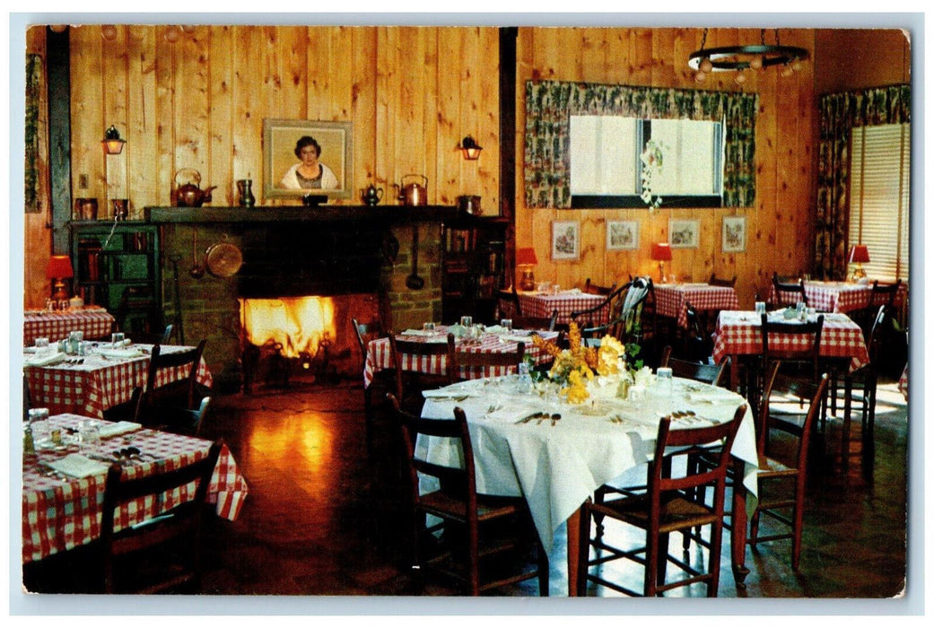 c1960's Dining Portrait The Jack Davises Brook Farm Restaurant MD Postcard