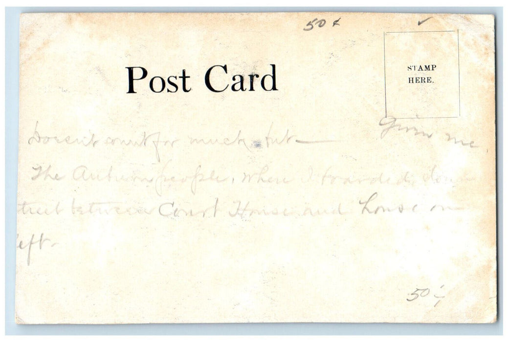 c1905 Soldier's Monument Pittsfield Massachusetts MA Posted Antique Postcard