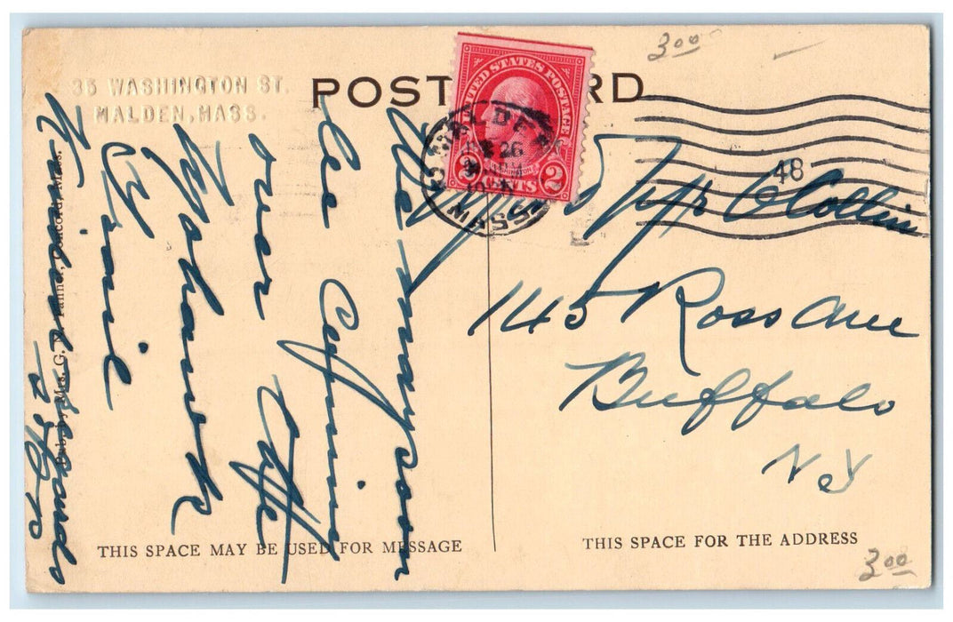 c1920's Thoreau's Home at Lake Walden Malden Massachusetts MA Postcard