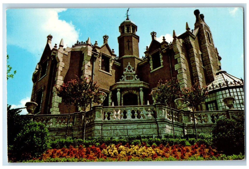 c1950's The Haunted Mansion Deathly Splendor Orlando Florida FL Postcard