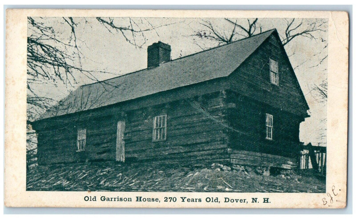 1908 Old Garrison House Dover New Hampshire NH Posted Antique Postcard