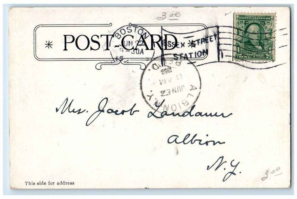 1906 Room In Which Old Put Was Born Interior Danvers Massachusetts MA Postcard