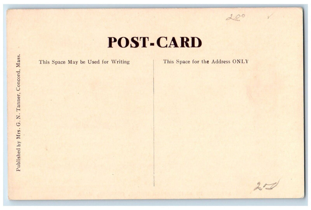 c1910's Kitchen In Antiquarian House Kitchen Concord Massachusetts MA Postcard