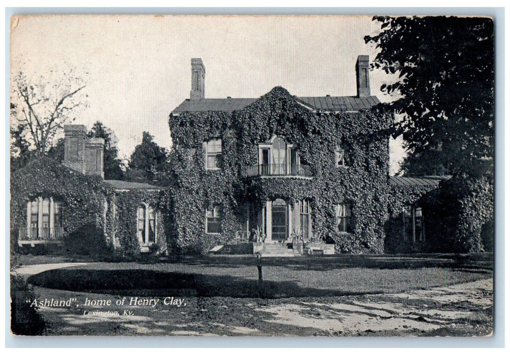 c1910 "Ashland" Home of Henry Clay Lexington Kentucky KY Antique Postcard