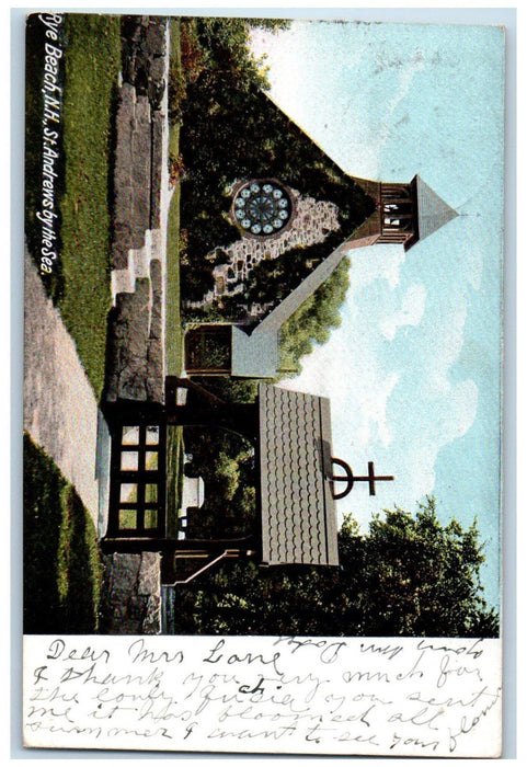 1907 St. Andrews By The Sea Rye Beach New Hampshire NH Antique Postcard