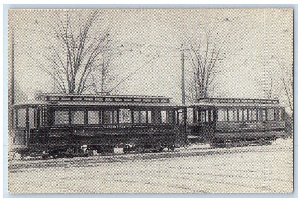 I. R. C. No. 3021 & Trailer No. 1012 Kuhlman Rochester Niagara Falls NY Postcard