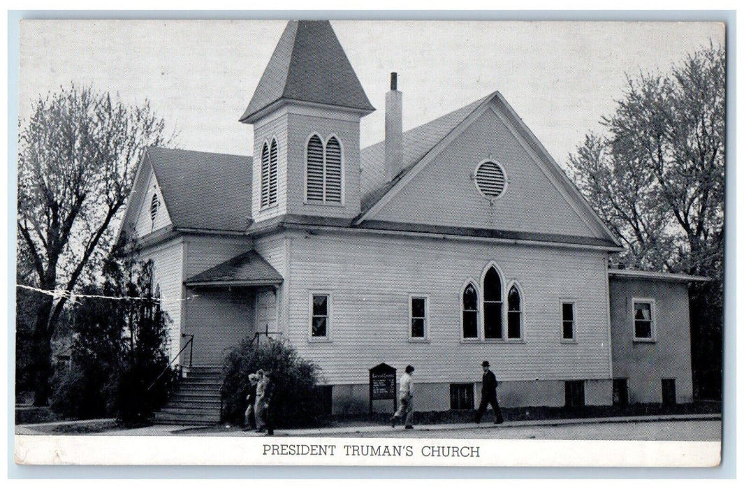 c1905 President Truman's Church Independence Missouri MO Antique Postcard